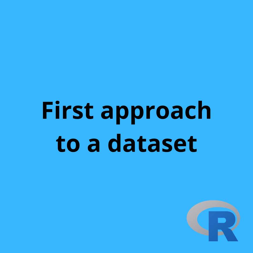Handling a new dataset