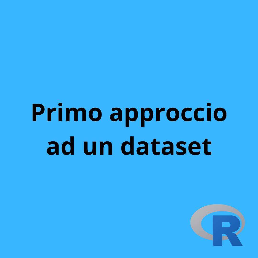Manipolazione di un nuovo dataset