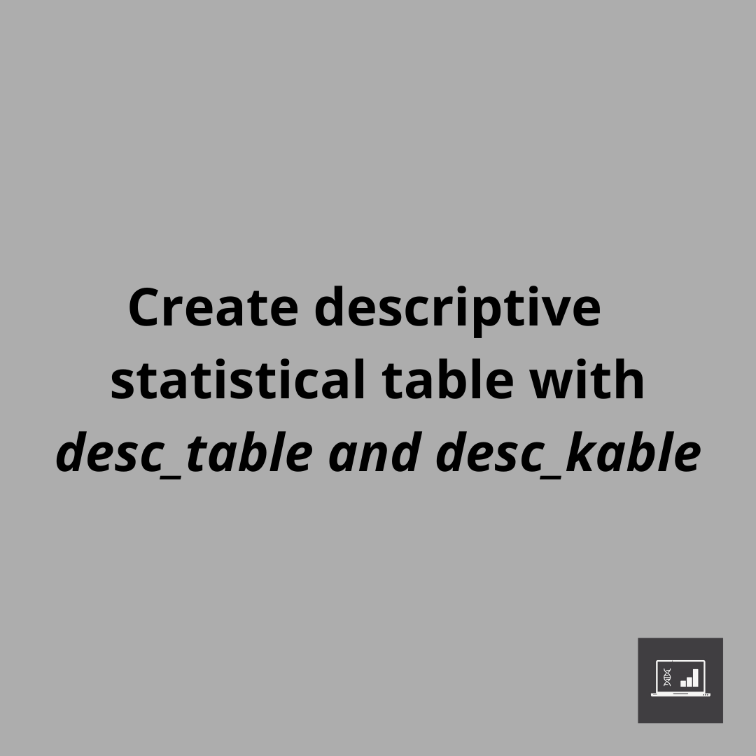 Desc_table and desc_kable